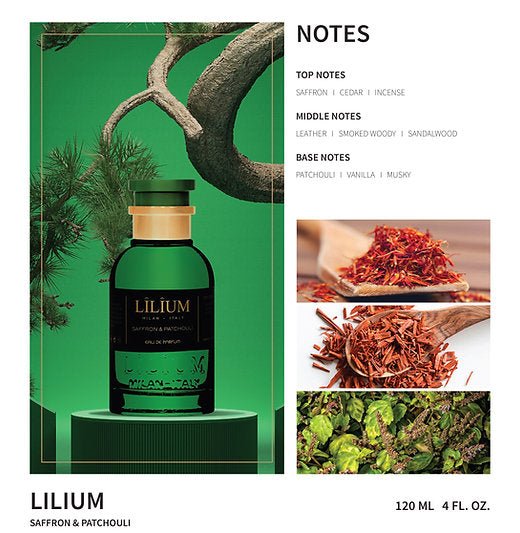 Saffron & Patchouli - Luxe Aura Fragrance