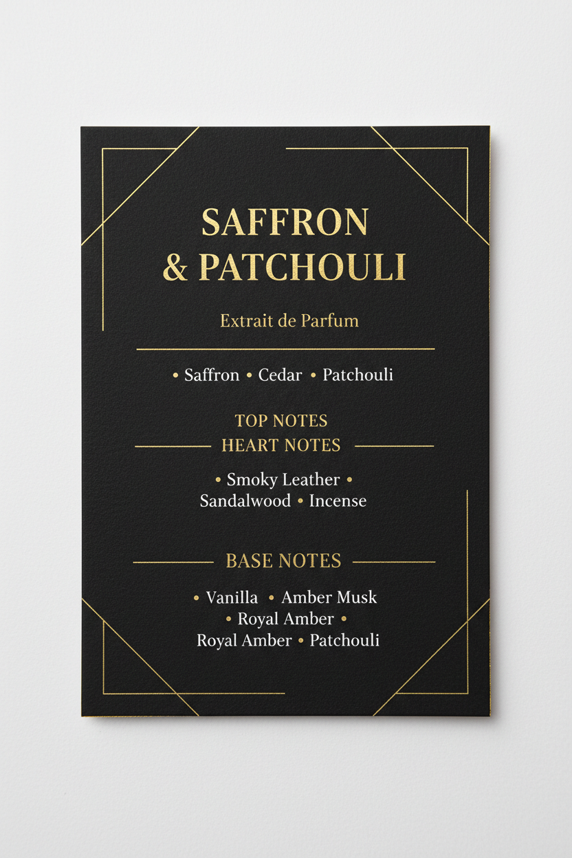Saffron & Patchouli