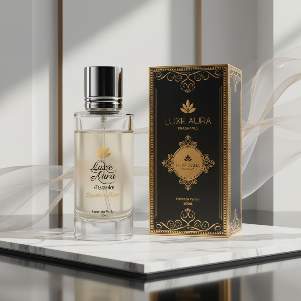 Signature Scent Bottle and Packaging