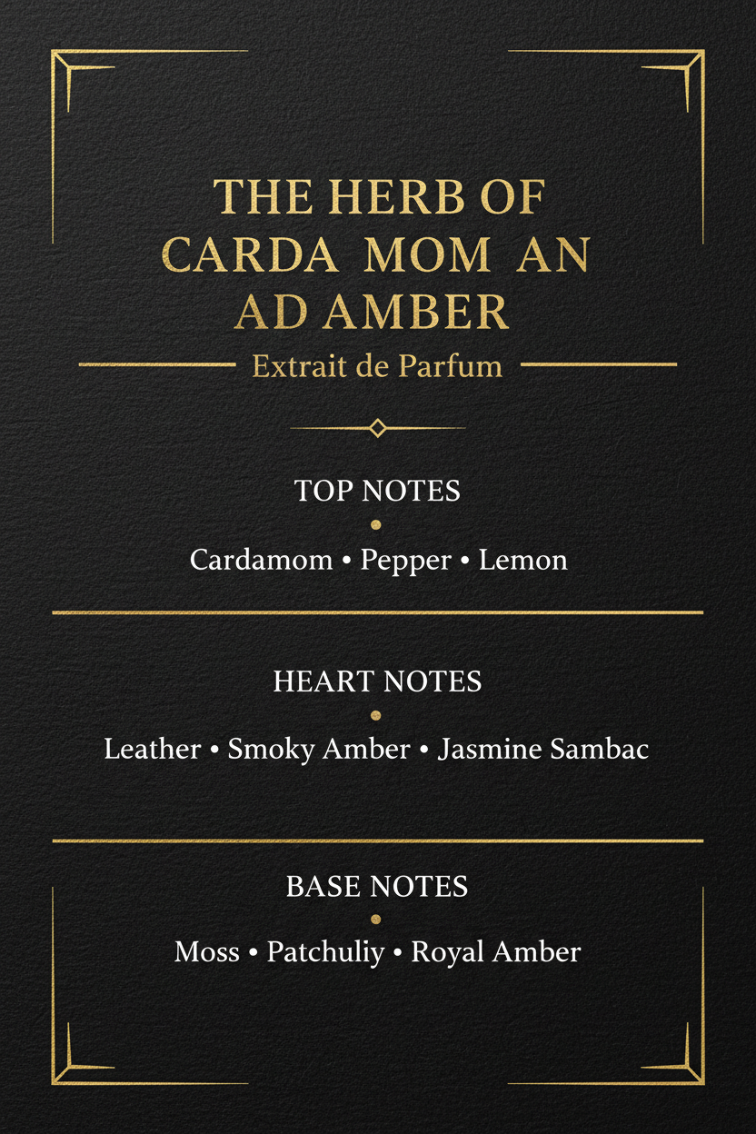The Herb of Cardamom and Amber